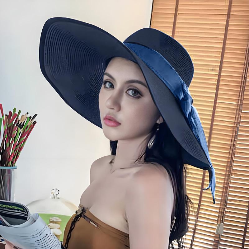 Bucket Hat Straw - Nuevo Sombrero Plegable de Paja para