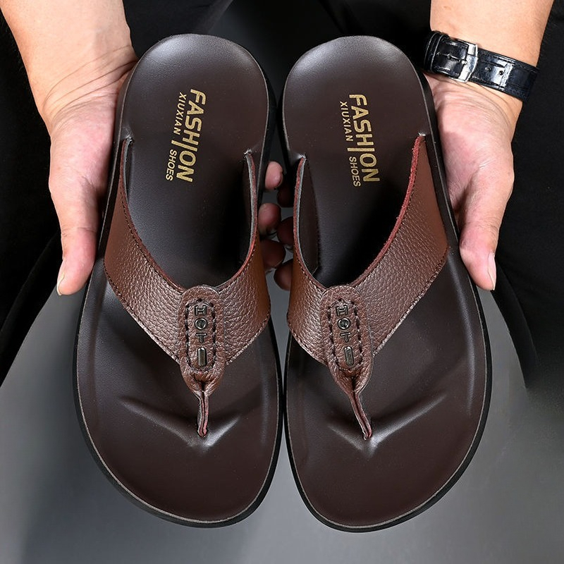 Flip Flop Leather Men - Chanclas para Hombre en Oferta, Sandalias