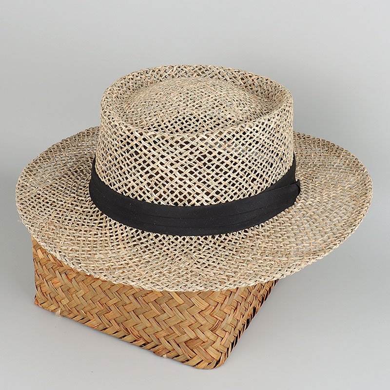 100% hierba Natural Panamá som - Bucket Hat Straw reseña y precio