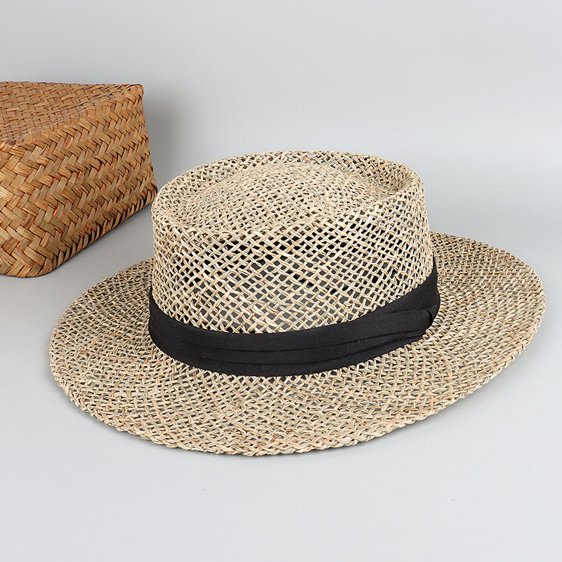 100% hierba Natural Panamá som - Bucket Hat Straw reseña y precio