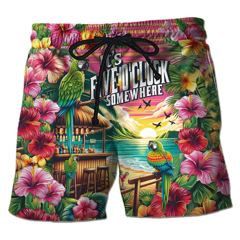 Pantalones cortos con estampad - Trunks Board Surf reseña y precio