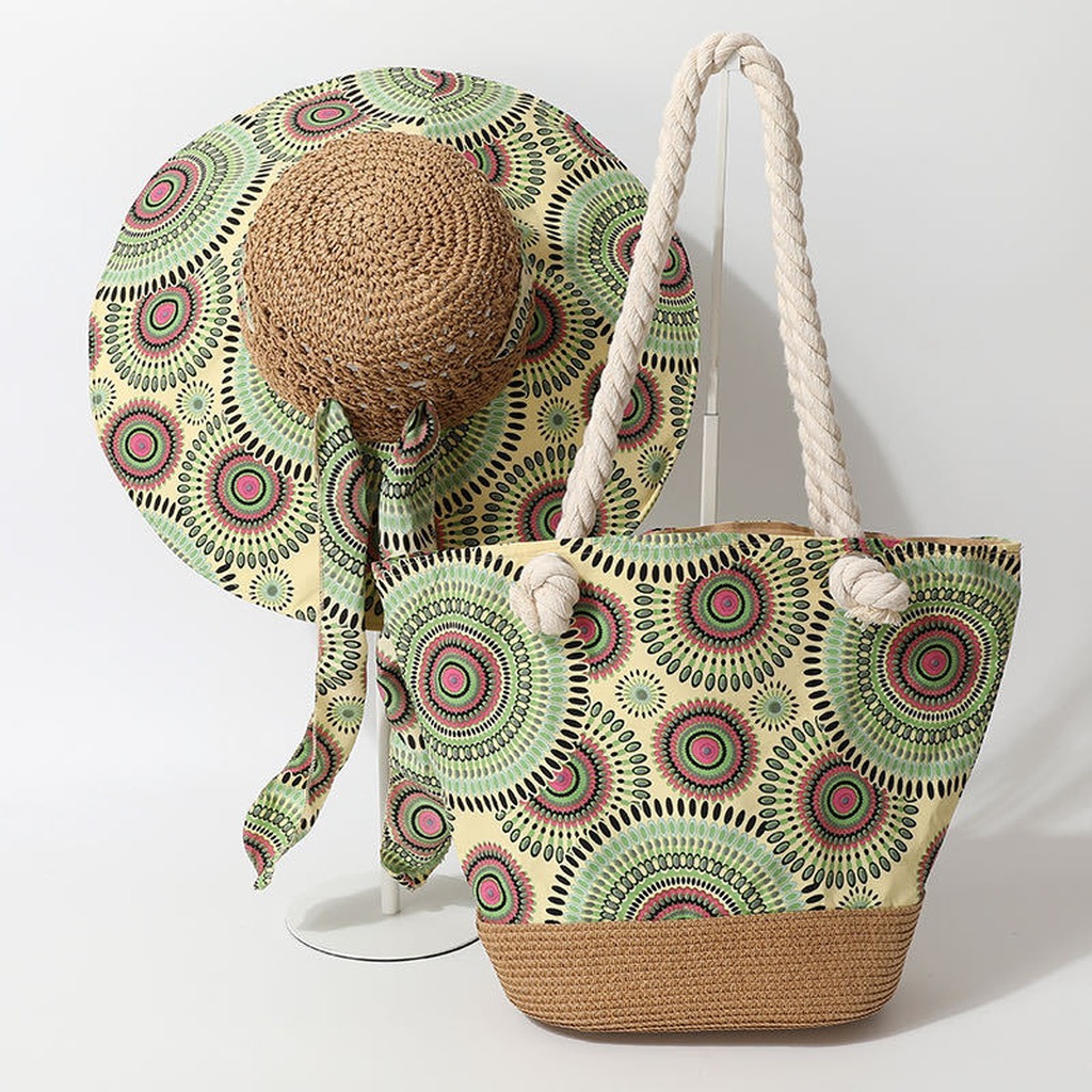 Conjunto de Sombrero de Paja B - Bucket Hat Straw reseña y precio