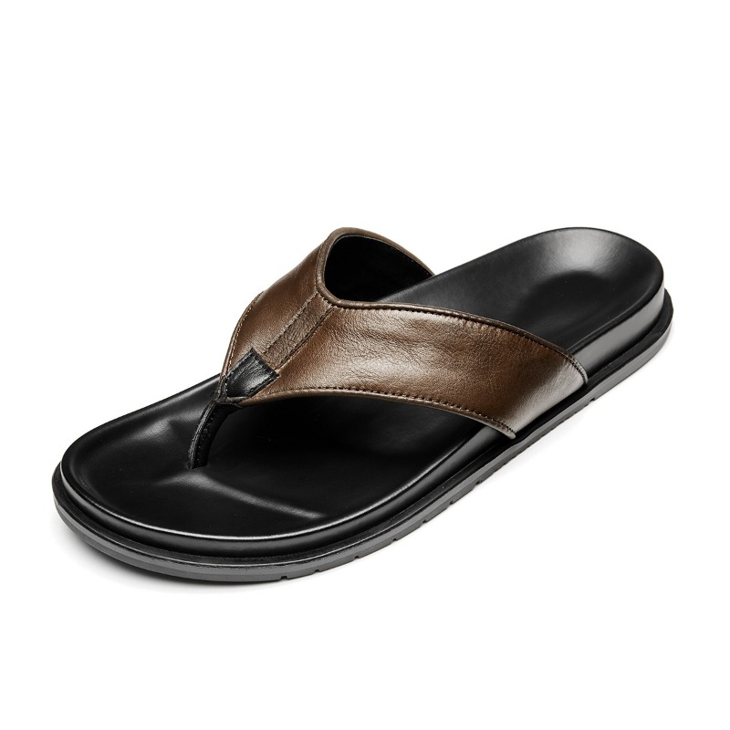 Sandalias de Playa de Verano 2 - Flip Flop Leather Men reseña y precio